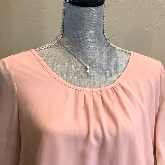 Charming Charlie Tops - Charming Charlie’s Peach Blouse